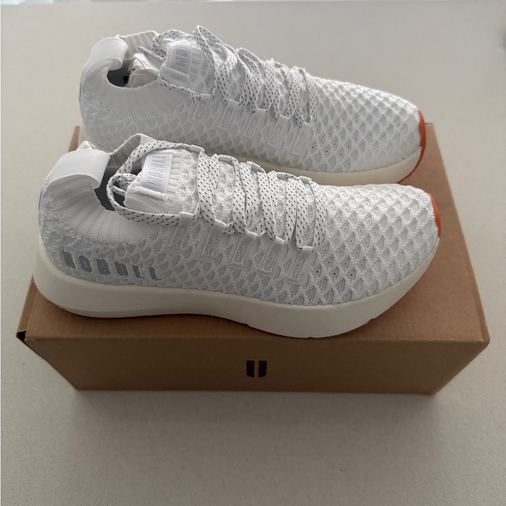 NOBULL Women’s Drive Knit Athletic Shoes - White 6.5 - Picture 7 of 9